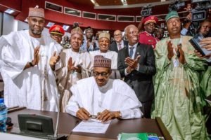 Nigerian President Signs the Trade Area Agreement
