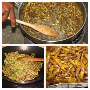 Grasshoppers is a delicacy enjoyed by 90% of Ugandans