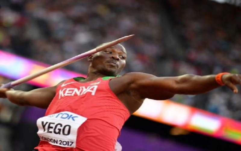 Javelin silver medalist Julius Yego during the Olympics.