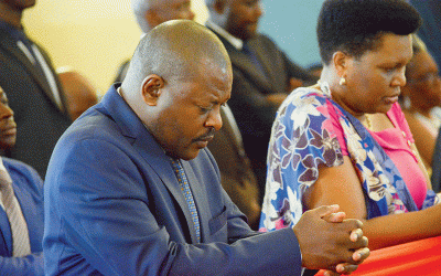 Late President of Burundi and wife