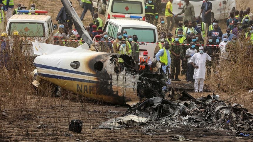 Nigerian Airplane Crashes Killing Seven