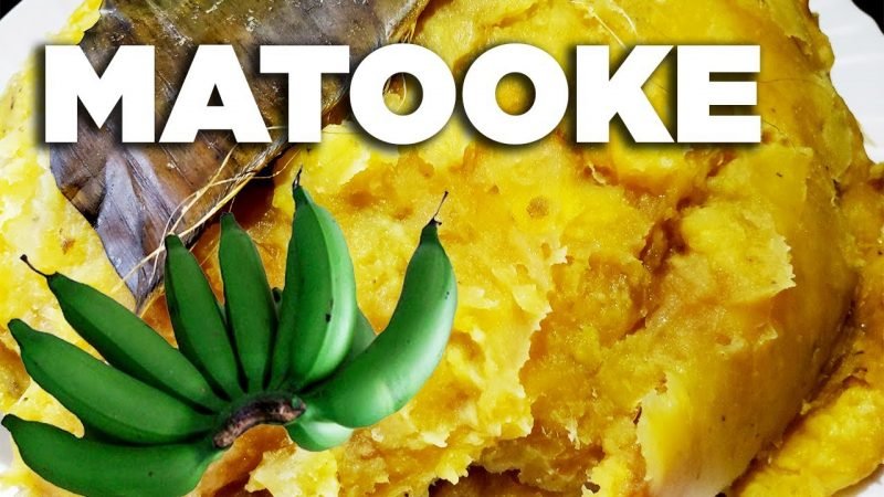 Matooke (Steamed Mashed Bananas)