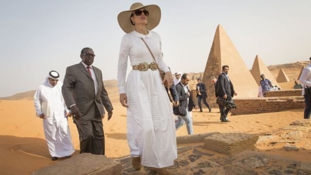 The Qatari princess, Angelina Jolie, and the battle of the pyramids
