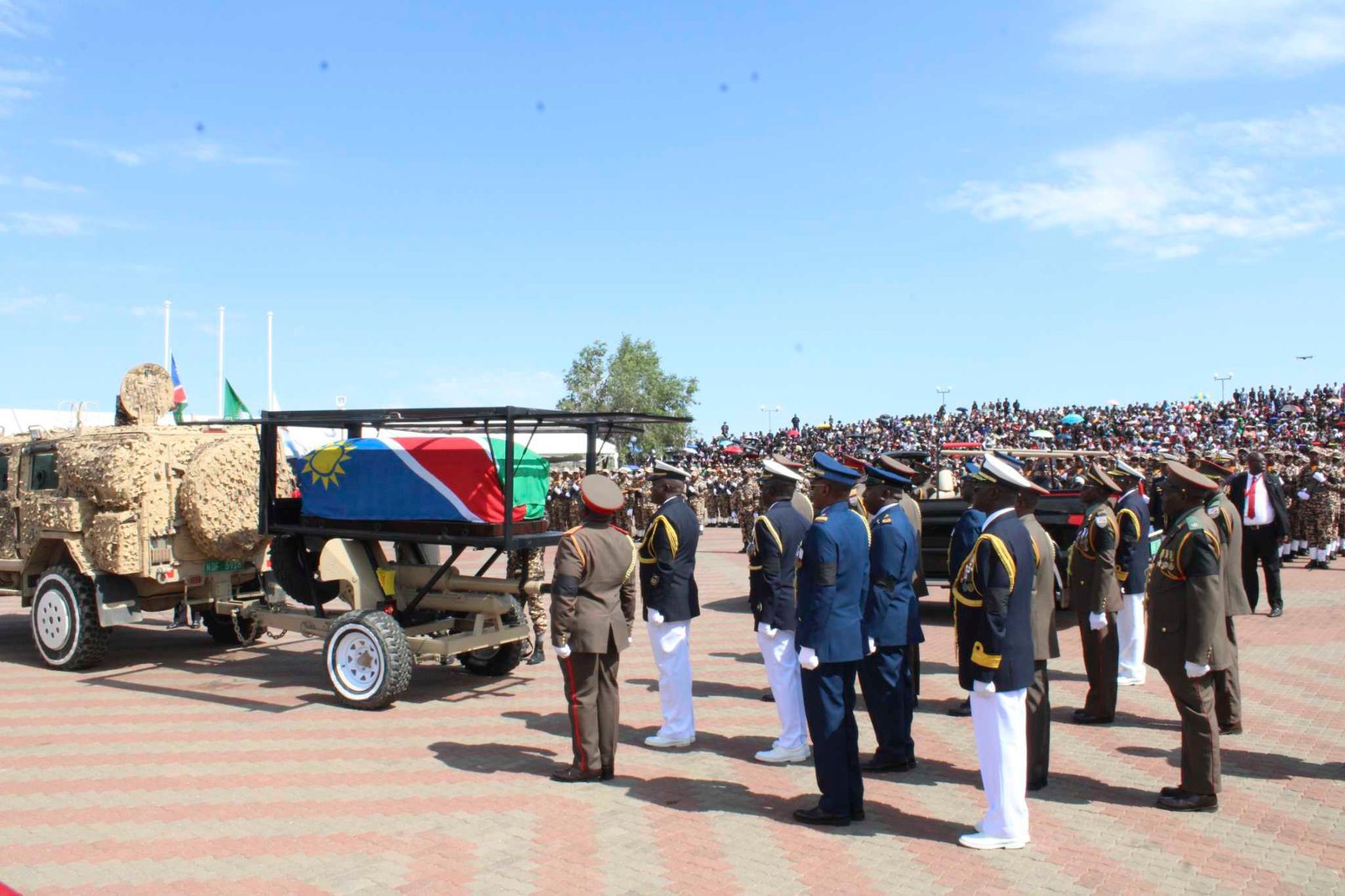 Namibian President Hage Geingob laid to rest at Heroes