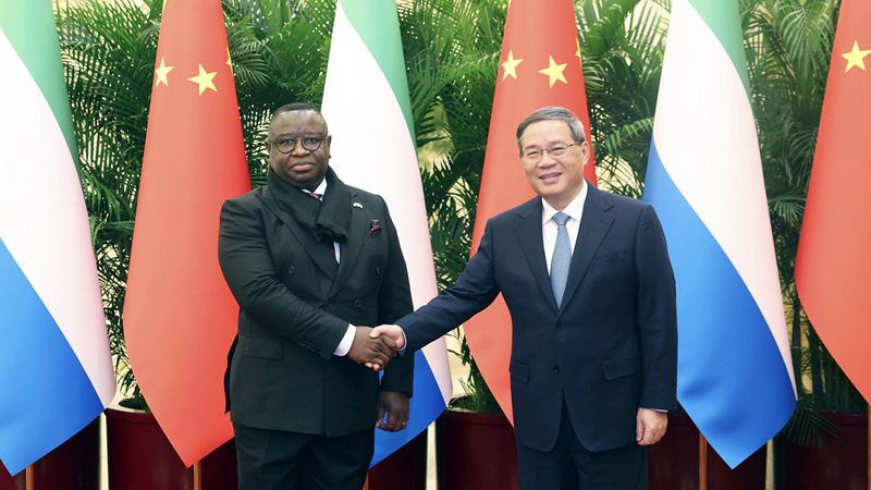 China's Impact: President Bio Commends Ongoing Infrastructure Support in Sierra Leon