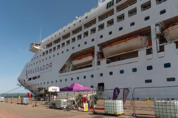 Cruise Liner Collides with Cargo Ship near South Africa