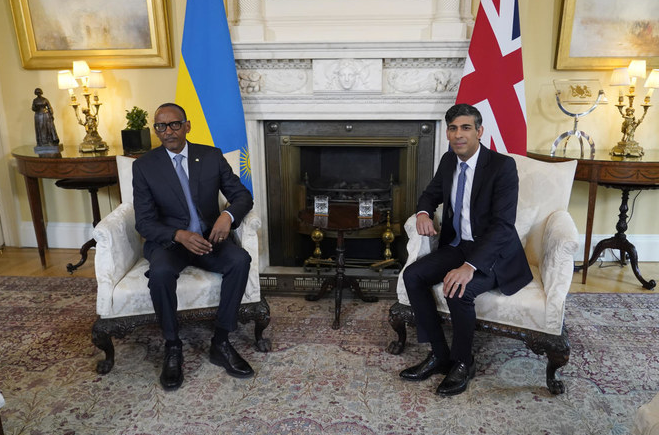 Rwandan president meets with UK