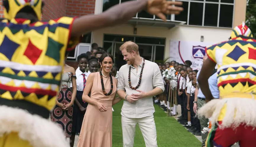 Prince Harry Meghan in Nigeria for Invictus games