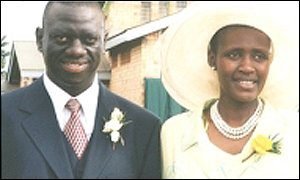 Winnie Byanyima and her husband, Col. Kizza Besigye